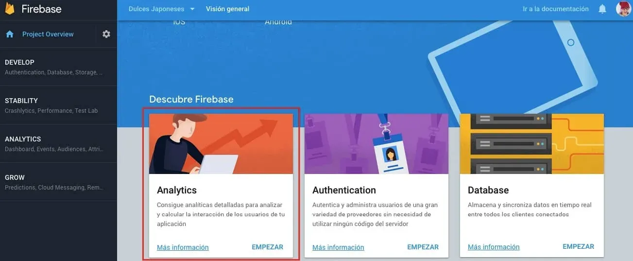 analytics firebase