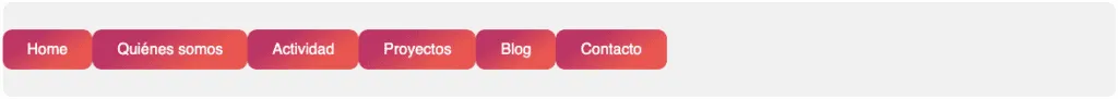 Justify Content Menu
