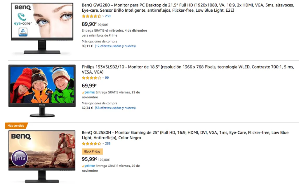 Productos amazon