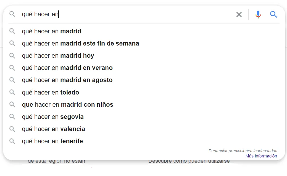 Posicionamiento SEO, patrón qué hacer