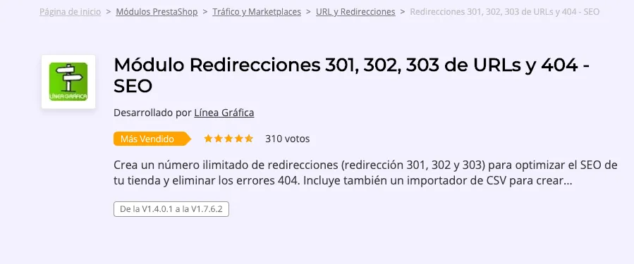 modulo-redirecciones-prestashop
