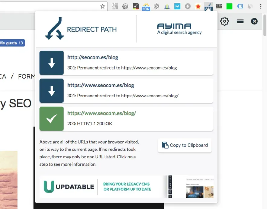 Redirect Path