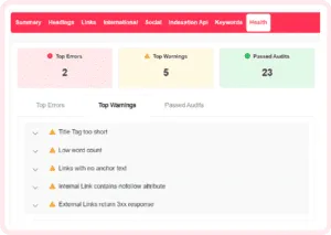 SEOcrawl Salud Web