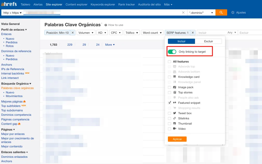 ahrefs-featured-snippets-link-to-target