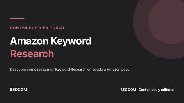 Amazon Keyword Research