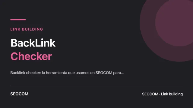 BackLink Checker