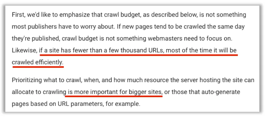 como trabajar crawl budget