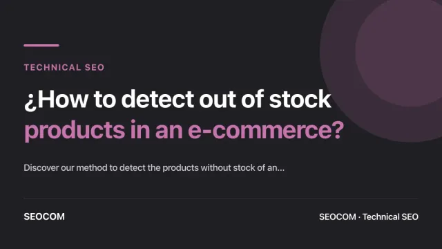 ¿How to detect out of stock products in an e-commerce?