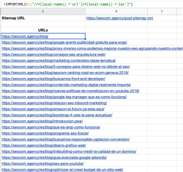 example-importxml-sietmap-google-sheets