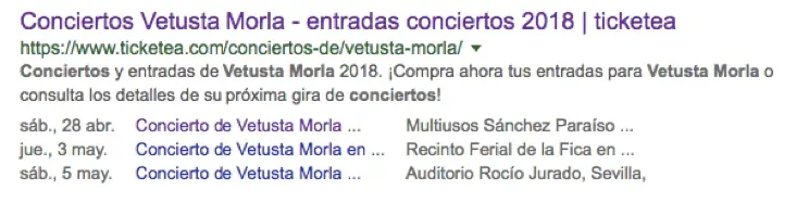 rich snippet microdatos