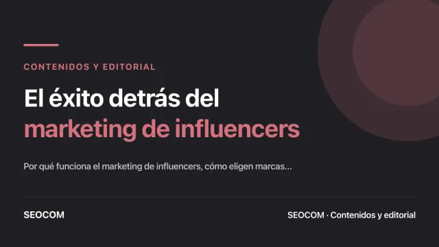 El éxito detrás del marketing de influencers