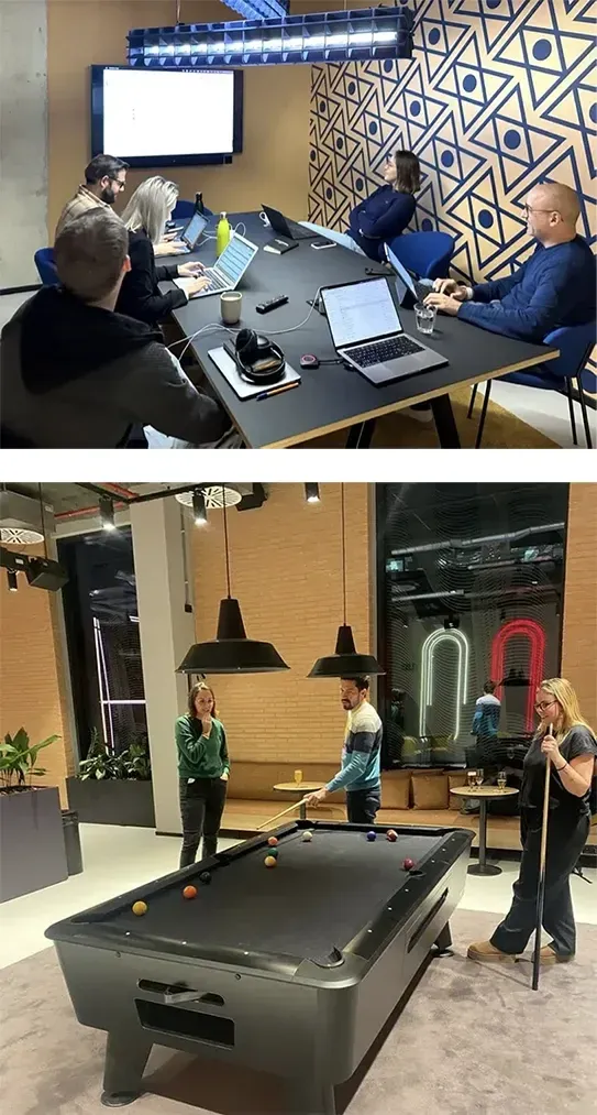Equipo SEOCOM en sesión de trabajo