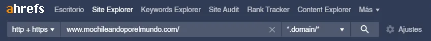 Site Explorer in Ahrefs with the Pages > Best by links navigation highlighted
