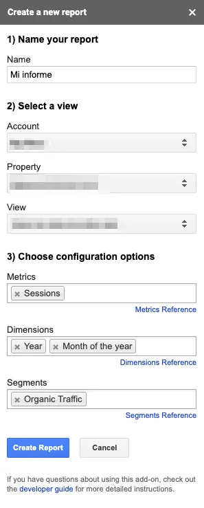 interfaz-google-analytics-extension