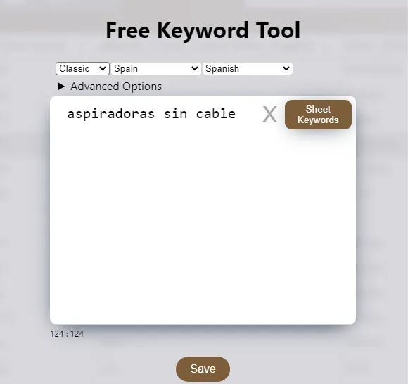 Keyword shitter keyword