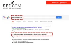 Webmaster tools Penalización manual