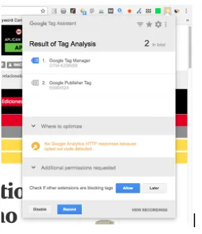tag assistant