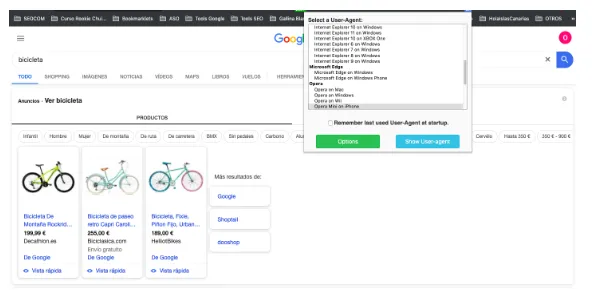 plugin user-agent switcher