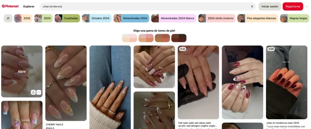 Recomendaciones pines pinterest