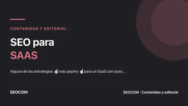 SEO para SAAS