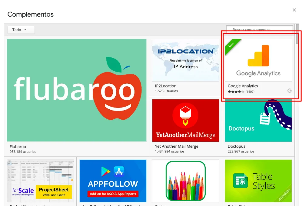 store-de-extensiones-google-sheets